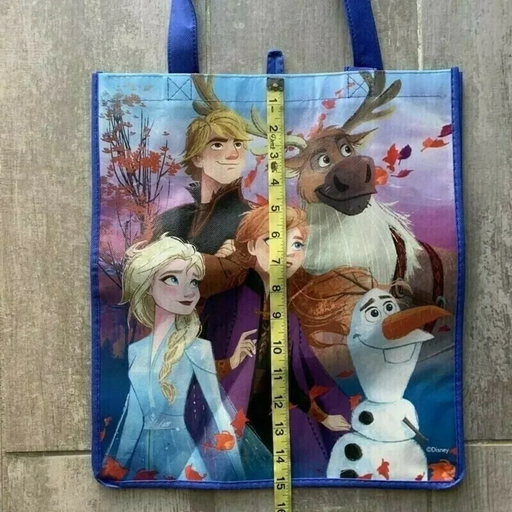 FROZEN II 2 Reusable TOTE Bag Anna Elsa Olaf Disney Collectible Travel NEW